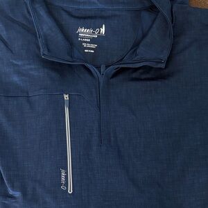 Johnnie-O Men's Navy Tech Quarter-Zip w/ Zip Chest Pocket BRAND NEW - NEVER WORN